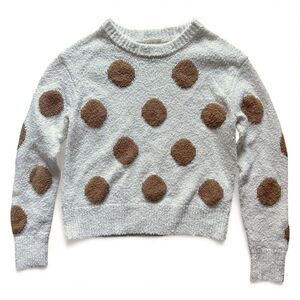 Crewcuts Polka Dot Sweater Size Small 6-7
